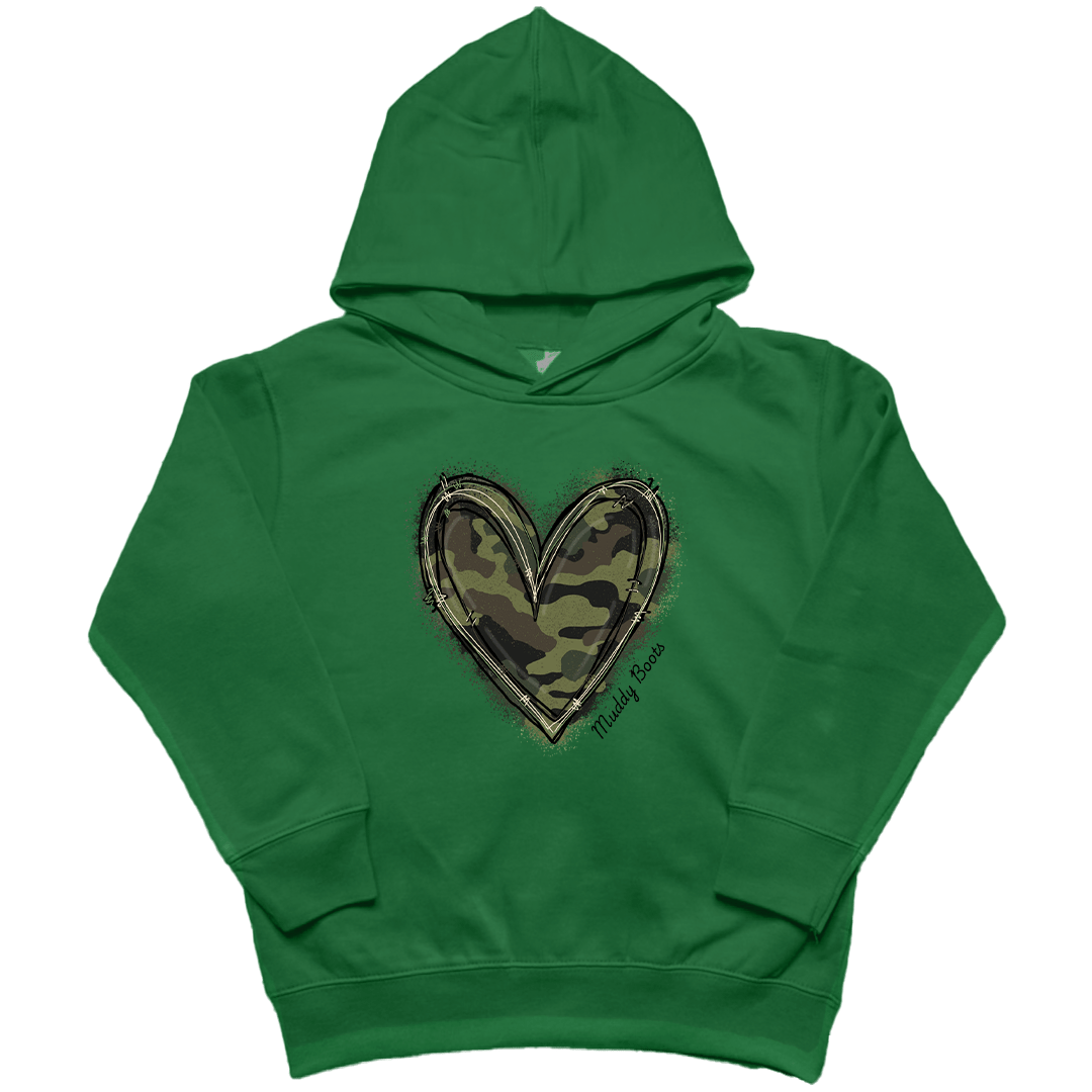 Hidden Heart Kids Hoodie - Muddy Boots Clothing - Hoodie