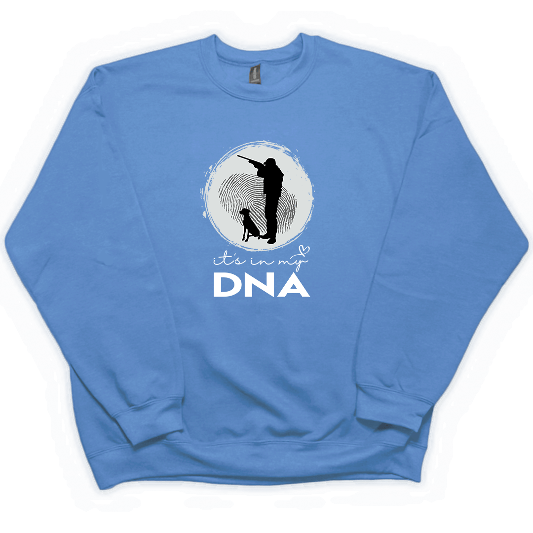 Hunting DNA Adult Crew Neck Sweatshirt - Muddy Boots Clothing - Crew Neck Sweatshirt