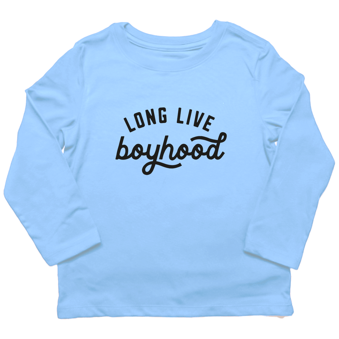 Long Live Boyhood Toddler Long Sleeve Tee - Muddy Boots Clothing - Long Sleeve Tee