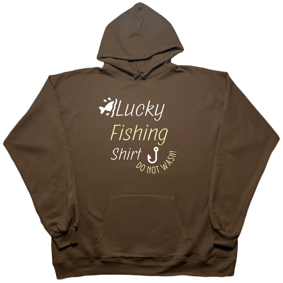 Lucky Fishing Shirt Adult Hoodie - Muddy Boots Clothing - Hoodie