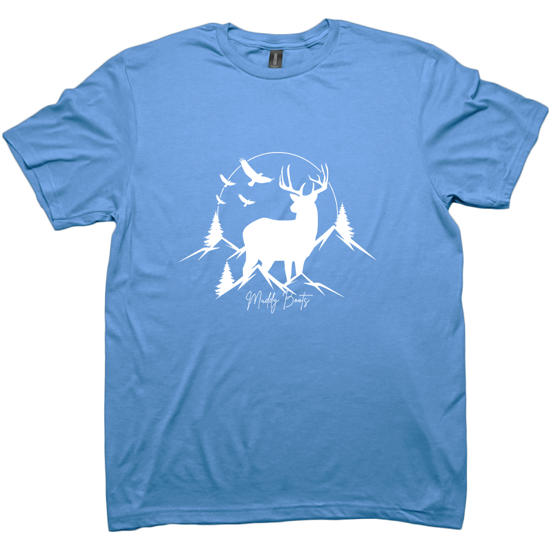 Mountain Deer Adult Tee - Muddy Boots Clothing - T-Shirt