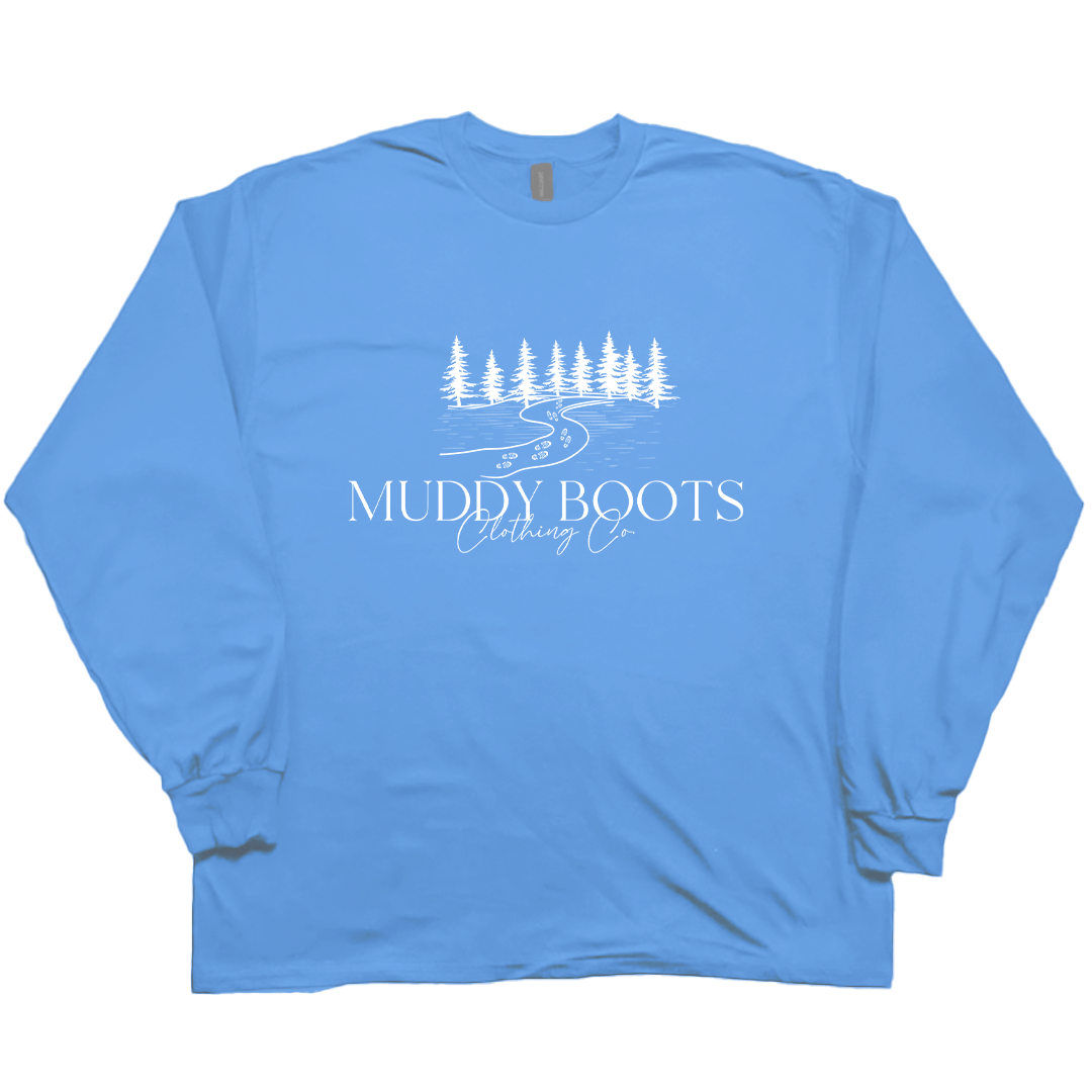 Muddy Boots Adult Long Sleeve Tee - Muddy Boots Clothing - Long Sleeve Tee