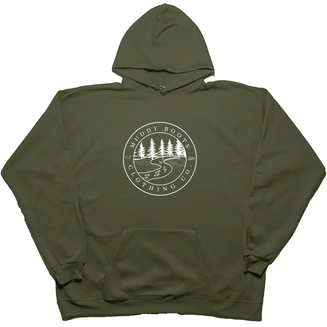 Muddy Trails Adult Hoodie - Muddy Boots Clothing - Hoodie