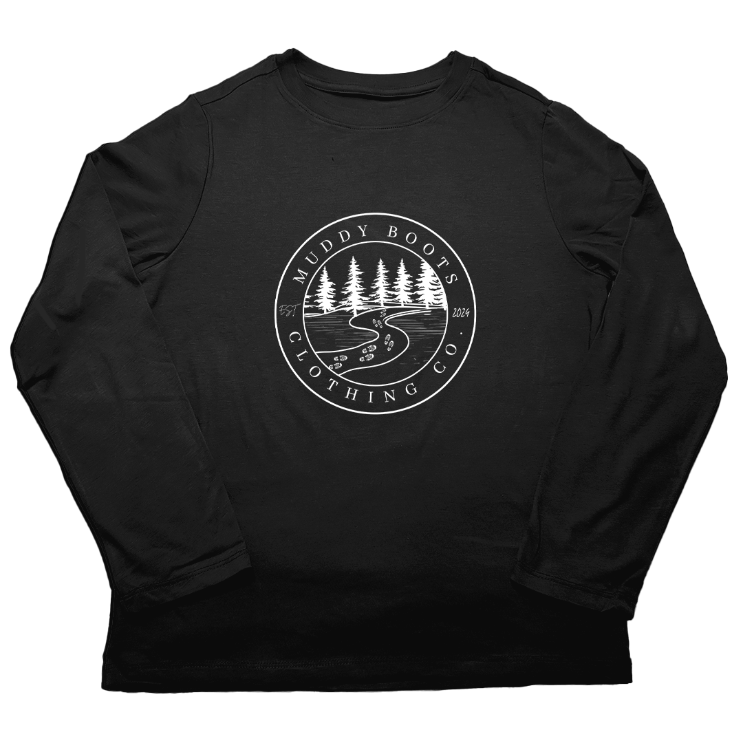 Muddy Trails Adult Long Sleeve Tee - Muddy Boots Clothing - Long Sleeve Tee
