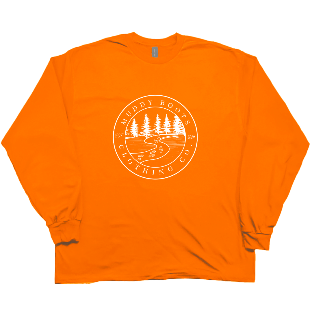 Muddy Trails Adult Long Sleeve Tee - Muddy Boots Clothing - Long Sleeve Tee