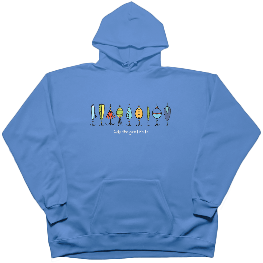 Only The Good Baits Adult Hoodie - Muddy Boots Clothing - Hoodie