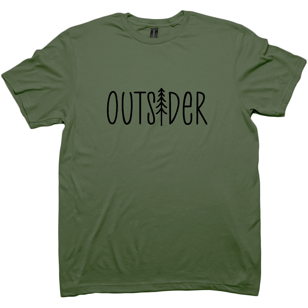 Outsider Adult Tee - Muddy Boots Clothing - T-Shirt