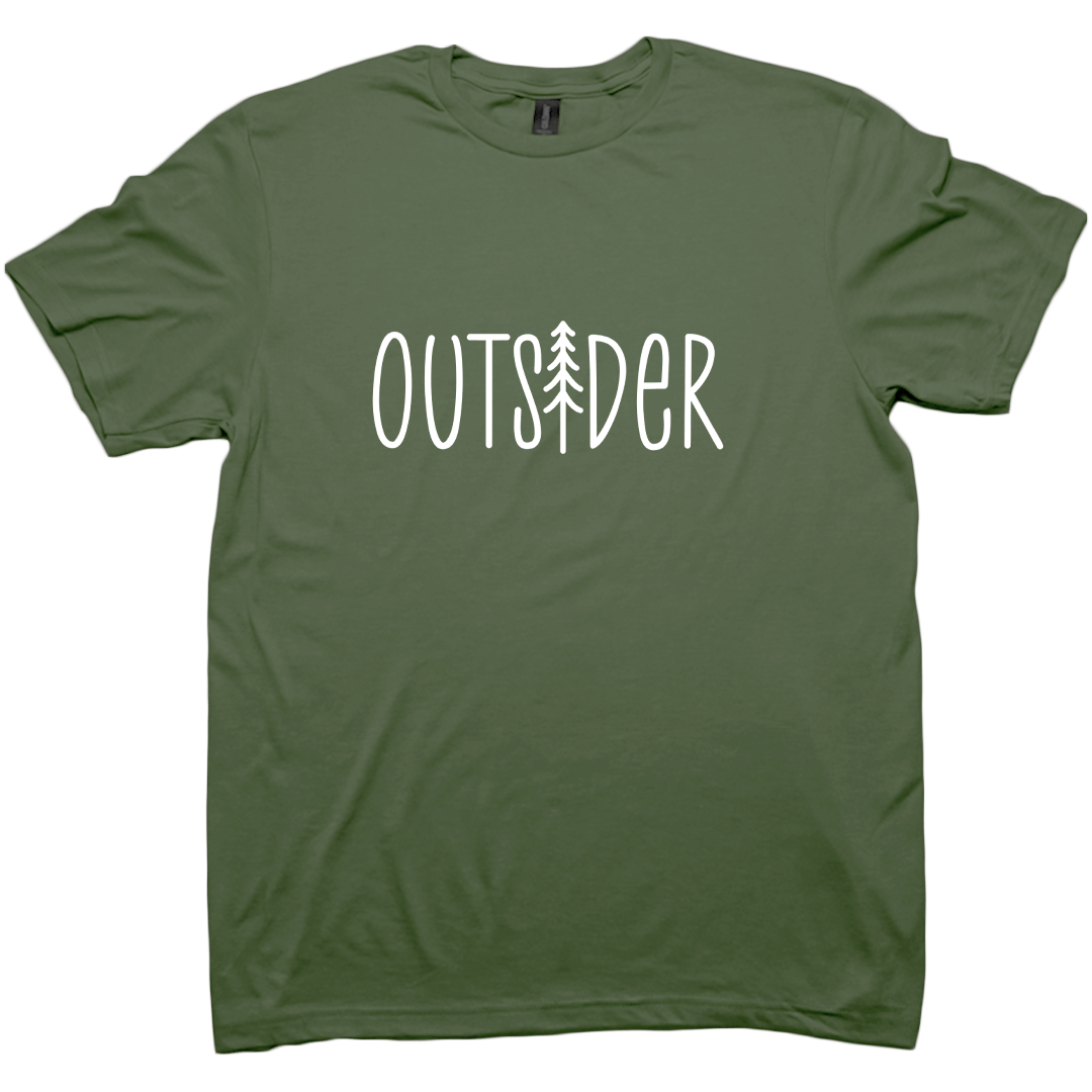 Outsider Adult Tee - Muddy Boots Clothing - T-Shirt