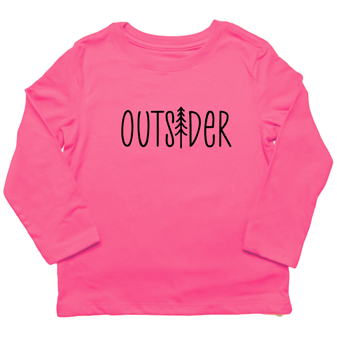 Outsider Kids Long Sleeve Tee - Muddy Boots Clothing - Long Sleeve Tee