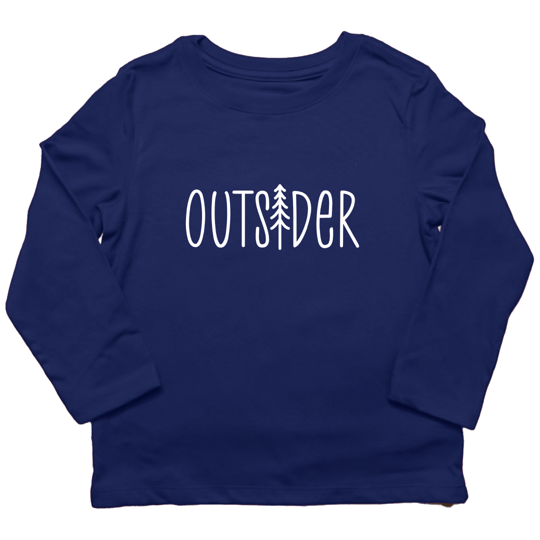 Outsider Toddler Long Sleeve Tee - Muddy Boots Clothing - Long Sleeve Tee