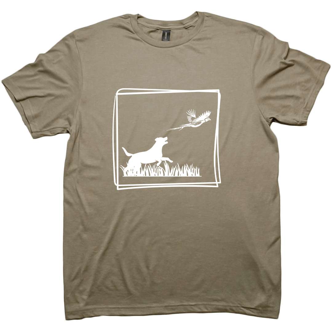 Pheasant Flush Adult Tee - Muddy Boots Clothing - T-Shirt