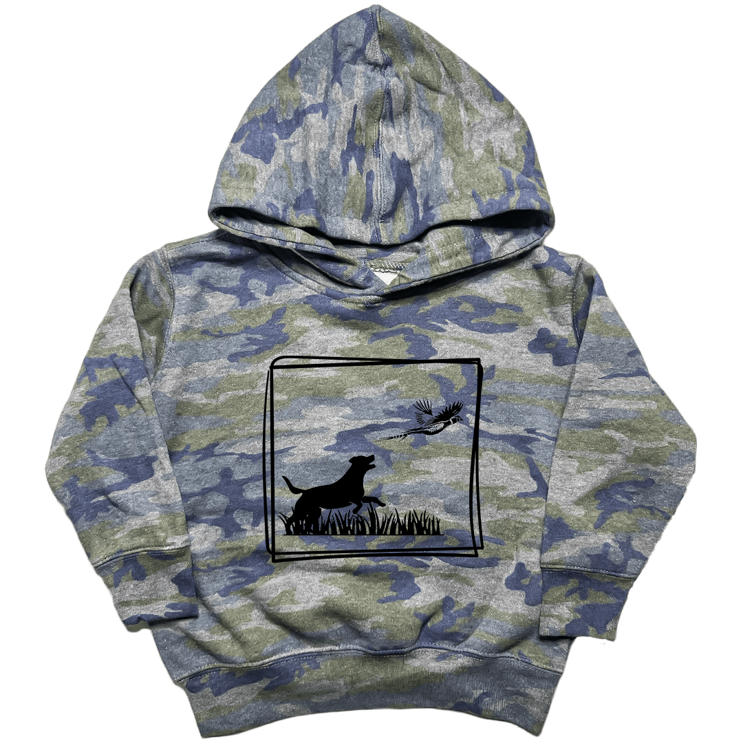 Pheasant Flush Toddler Hoodie - Muddy Boots Clothing - Hoodie