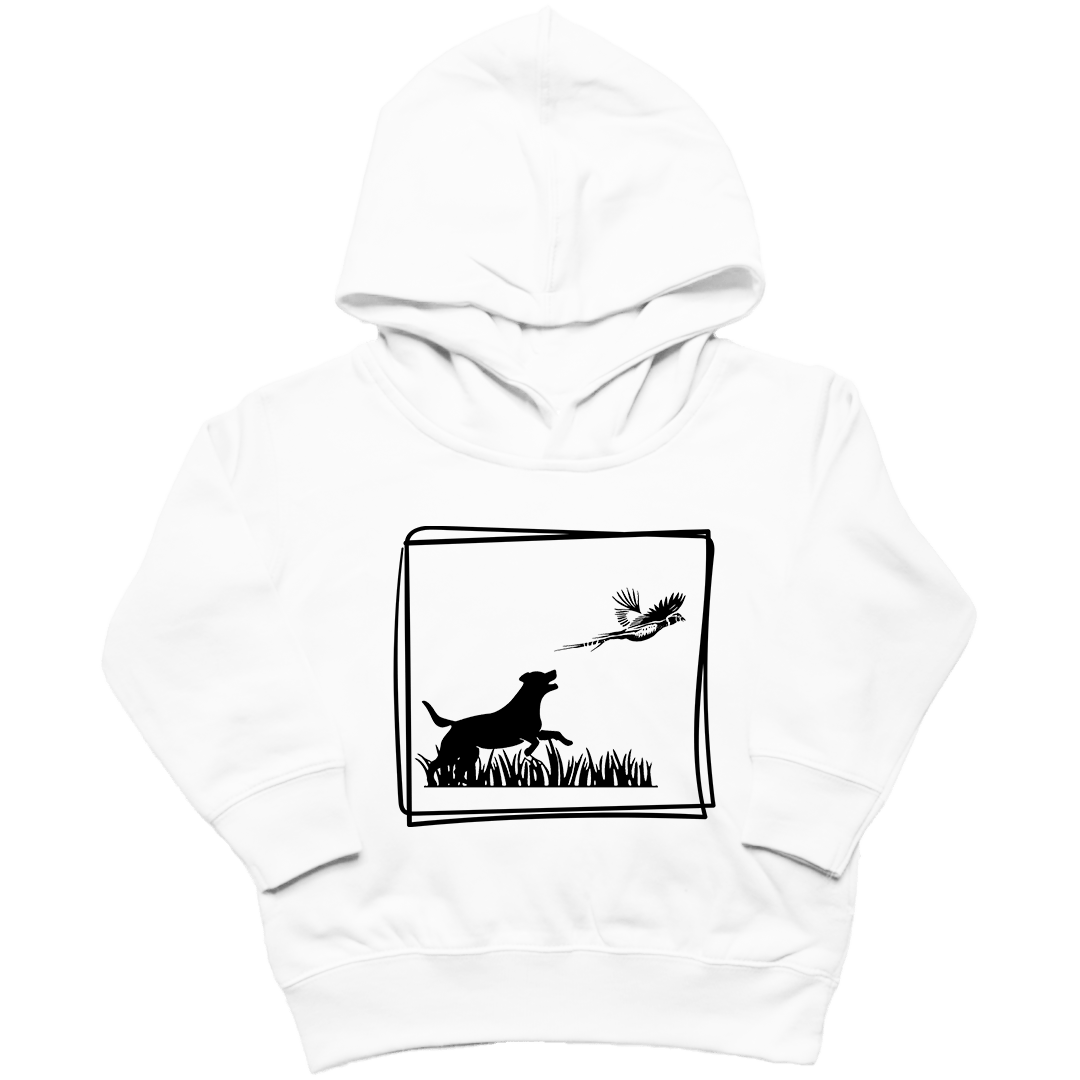 Pheasant Flush Toddler Hoodie - Muddy Boots Clothing - Hoodie
