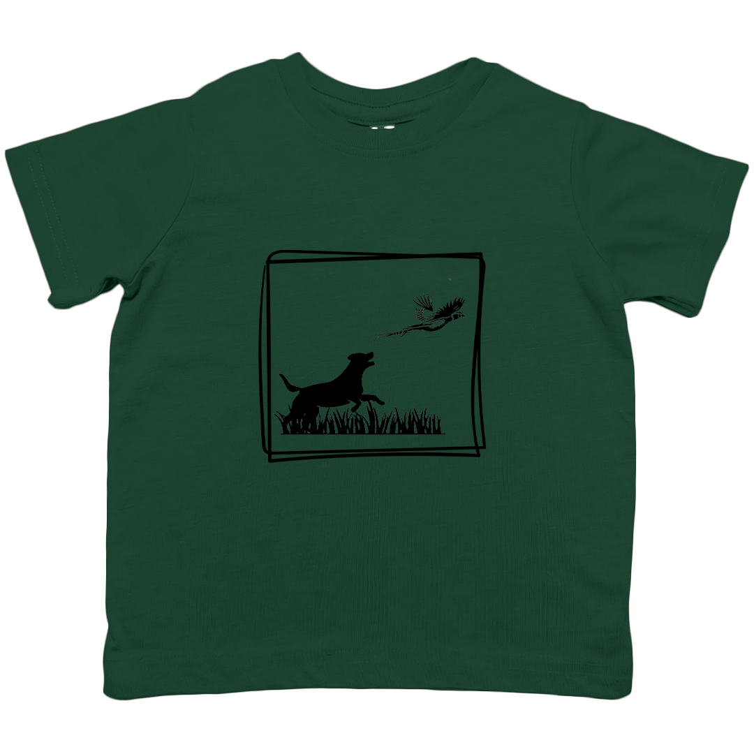 Pheasant Flush Toddler Tee - Muddy Boots Clothing - T-Shirt