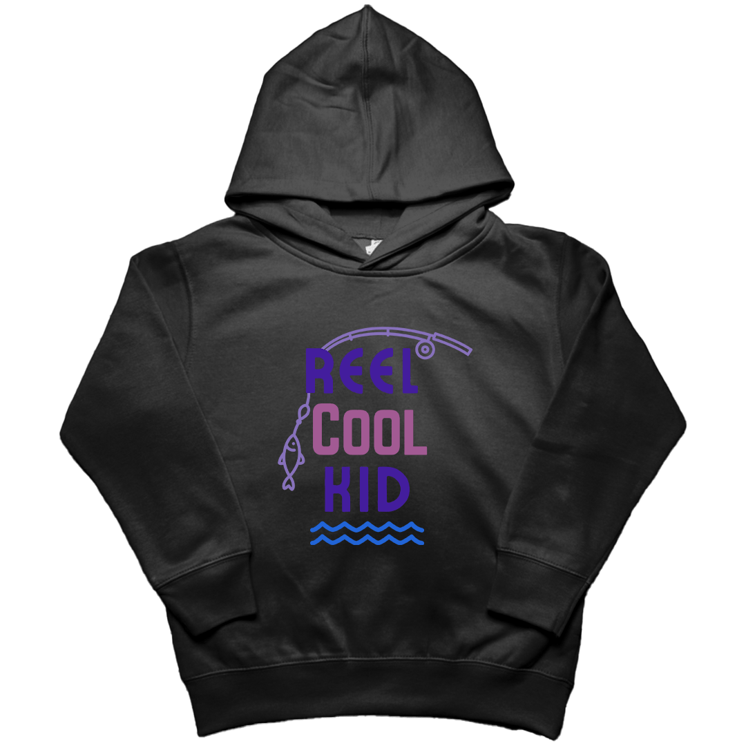 Reel Cool Kid Toddler Hoodie - Muddy Boots Clothing - Hoodie
