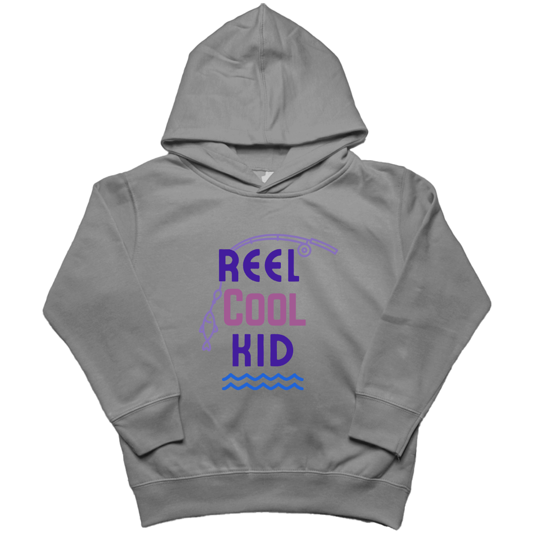Reel Cool Kid Toddler Hoodie - Muddy Boots Clothing - Hoodie