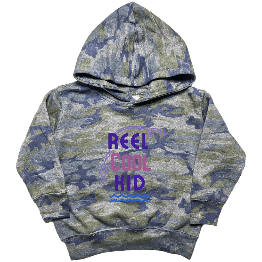 Reel Cool Kid Toddler Hoodie - Muddy Boots Clothing - Hoodie