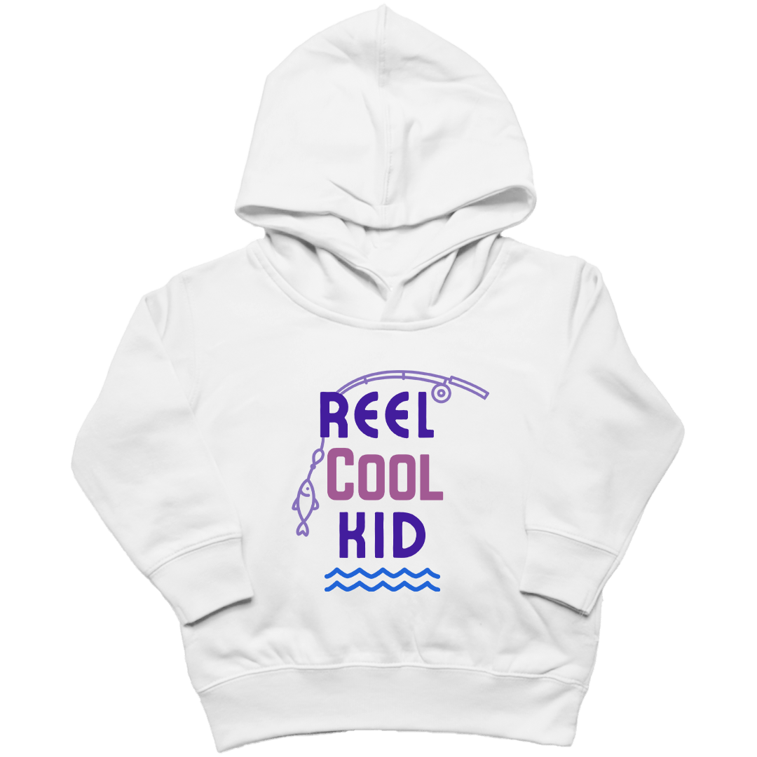 Reel Cool Kid Toddler Hoodie - Muddy Boots Clothing - Hoodie