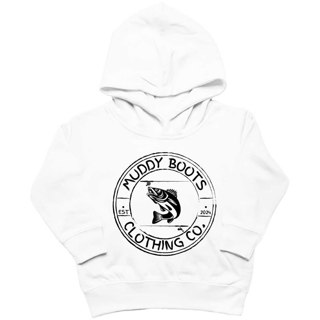 Rod Bending Toddler Hoodie - Muddy Boots Clothing - Hoodie