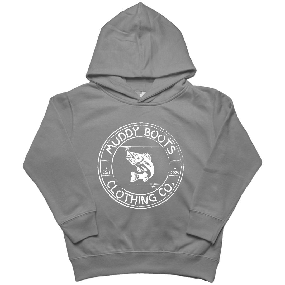 Rod Bending Toddler Hoodie - Muddy Boots Clothing - Hoodie