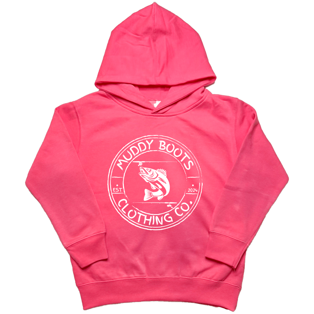 Rod Bending Toddler Hoodie - Muddy Boots Clothing - Hoodie