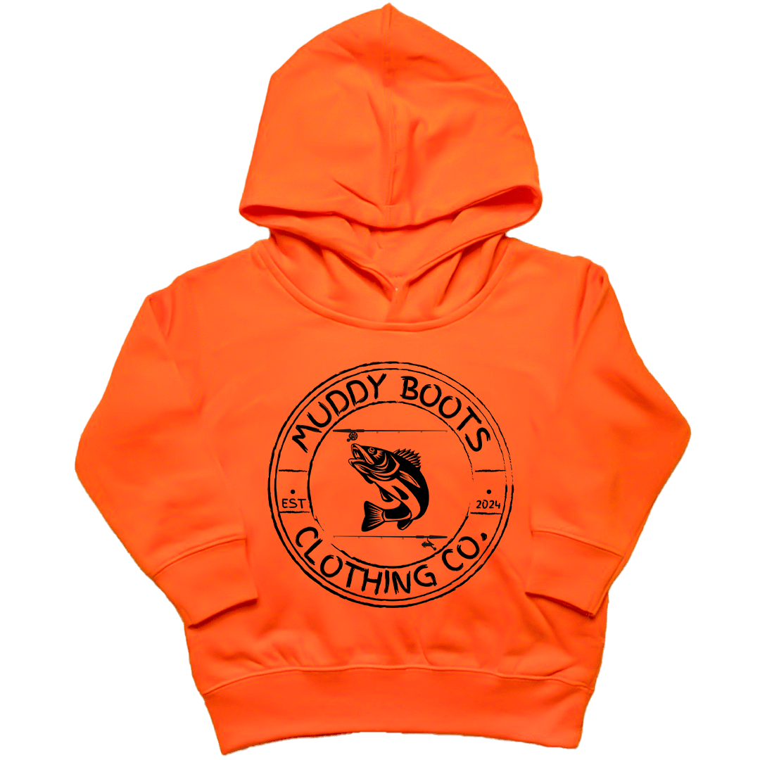Rod Bending Toddler Hoodie - Muddy Boots Clothing - Hoodie