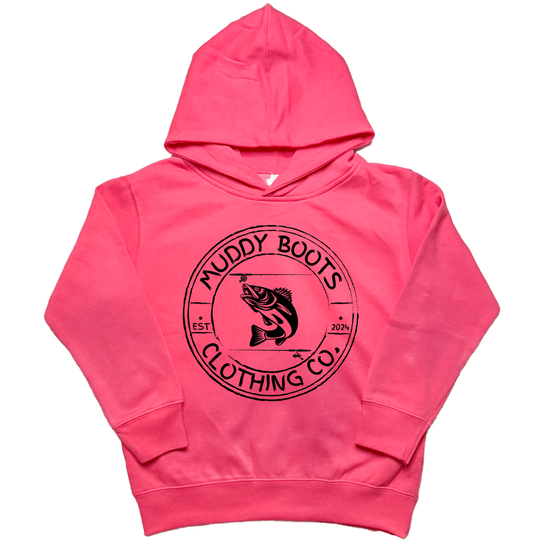 Rod Bending Toddler Hoodie - Muddy Boots Clothing - Hoodie