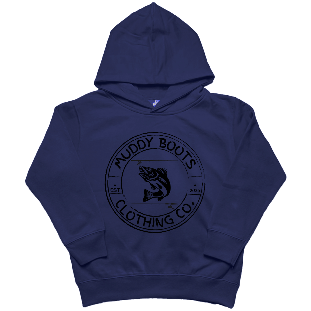 Rod Bending Toddler Hoodie - Muddy Boots Clothing - Hoodie