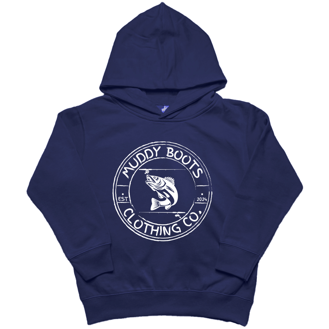 Rod Bending Toddler Hoodie - Muddy Boots Clothing - Hoodie