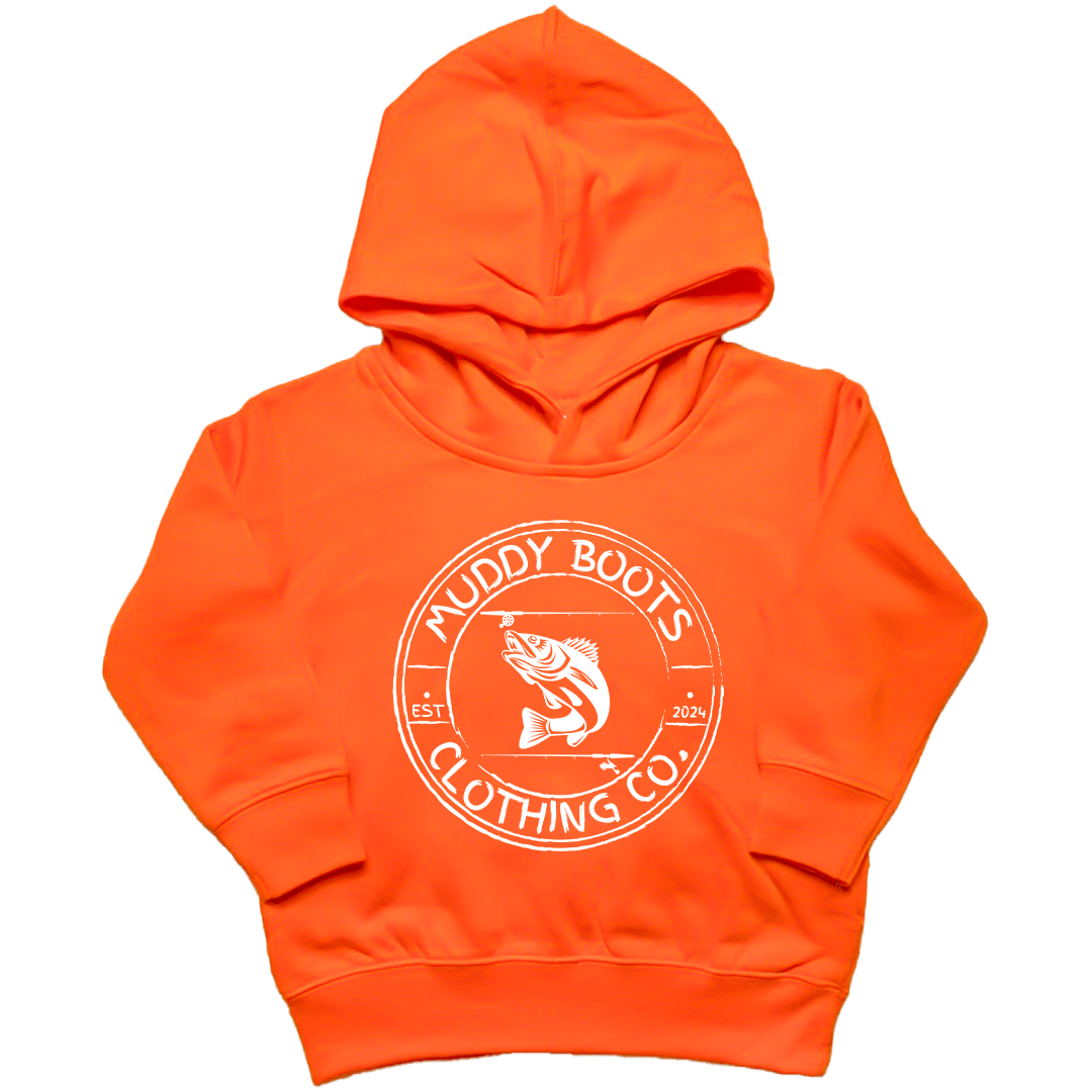 Rod Bending Toddler Hoodie - Muddy Boots Clothing - Hoodie