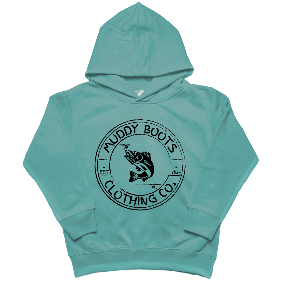 Rod Bending Toddler Hoodie - Muddy Boots Clothing - Hoodie