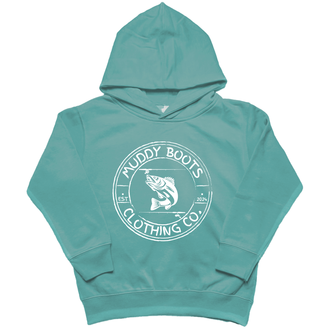 Rod Bending Toddler Hoodie - Muddy Boots Clothing - Hoodie