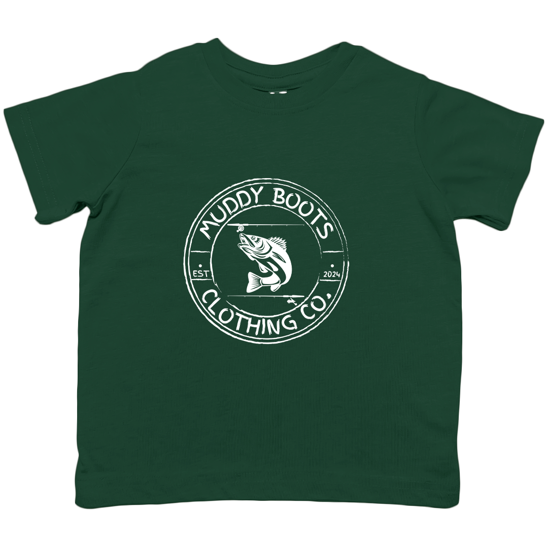Rod Bending Toddler Tee - Muddy Boots Clothing - T-Shirt