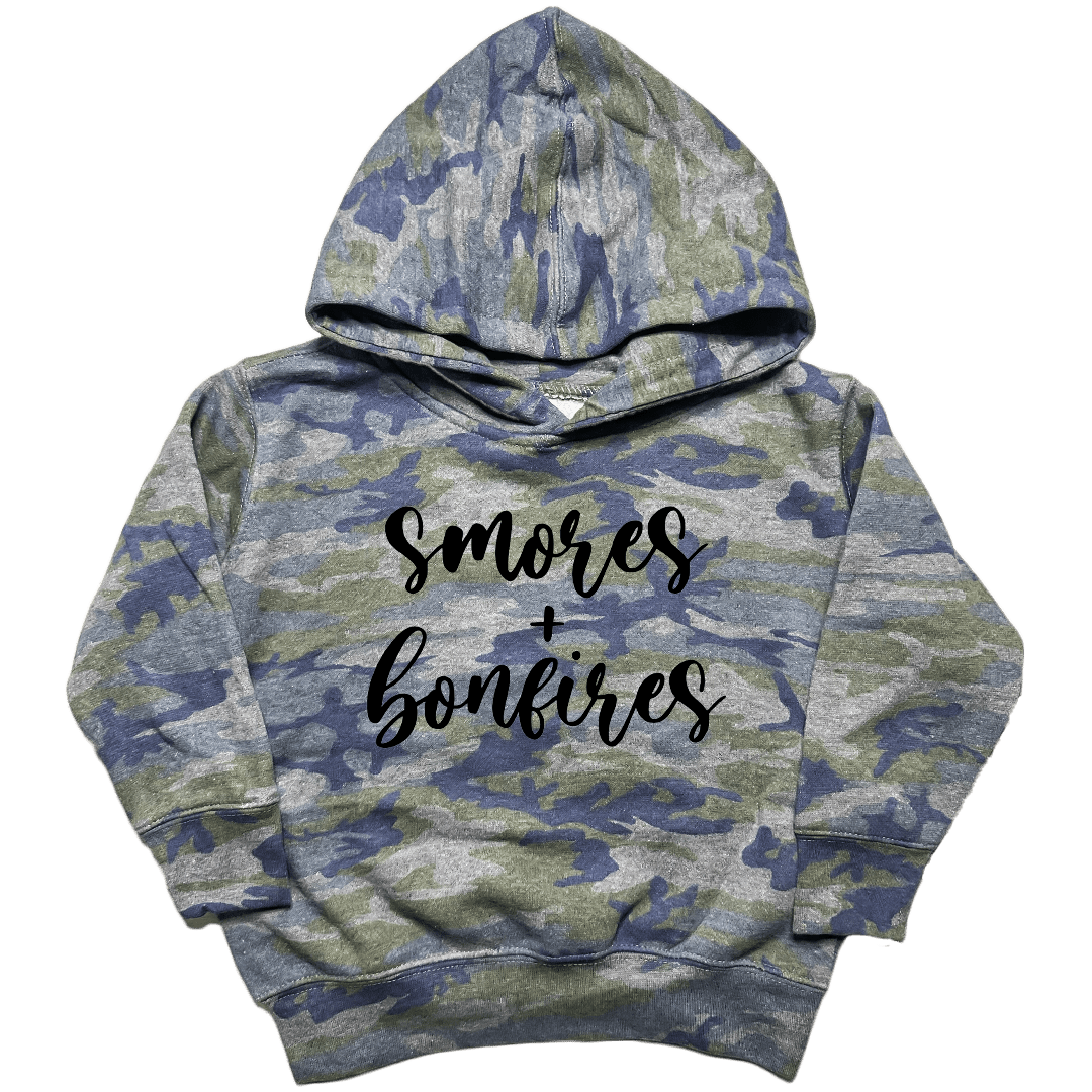 S'mores and Bonfires Toddler Hoodie - Muddy Boots Clothing - Hoodie