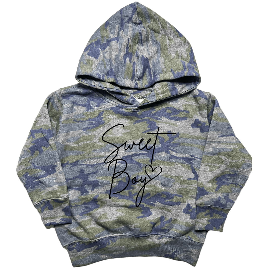 Sweet Boy Toddler Hoodie - Muddy Boots Clothing - Hoodie