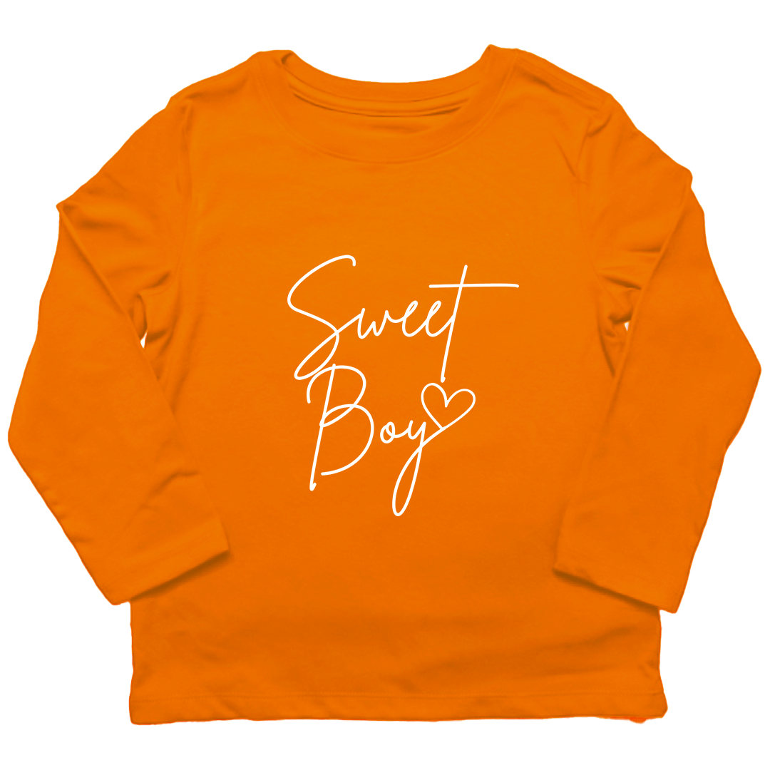 Sweet Boy Toddler Long Sleeve Tee - Muddy Boots Clothing - Long Sleeve Tee