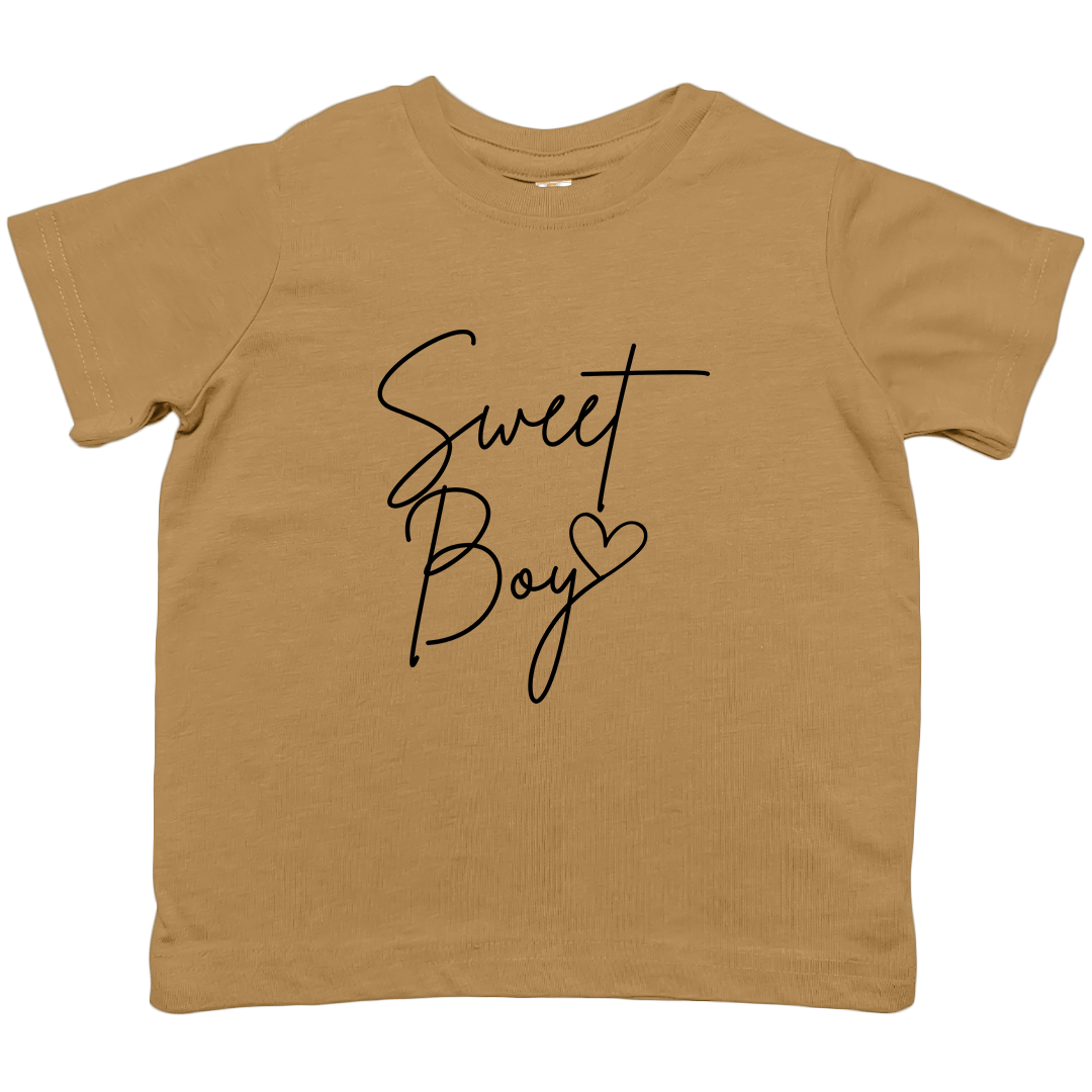 Sweet Boy Toddler Tee - Muddy Boots Clothing - T-Shirt
