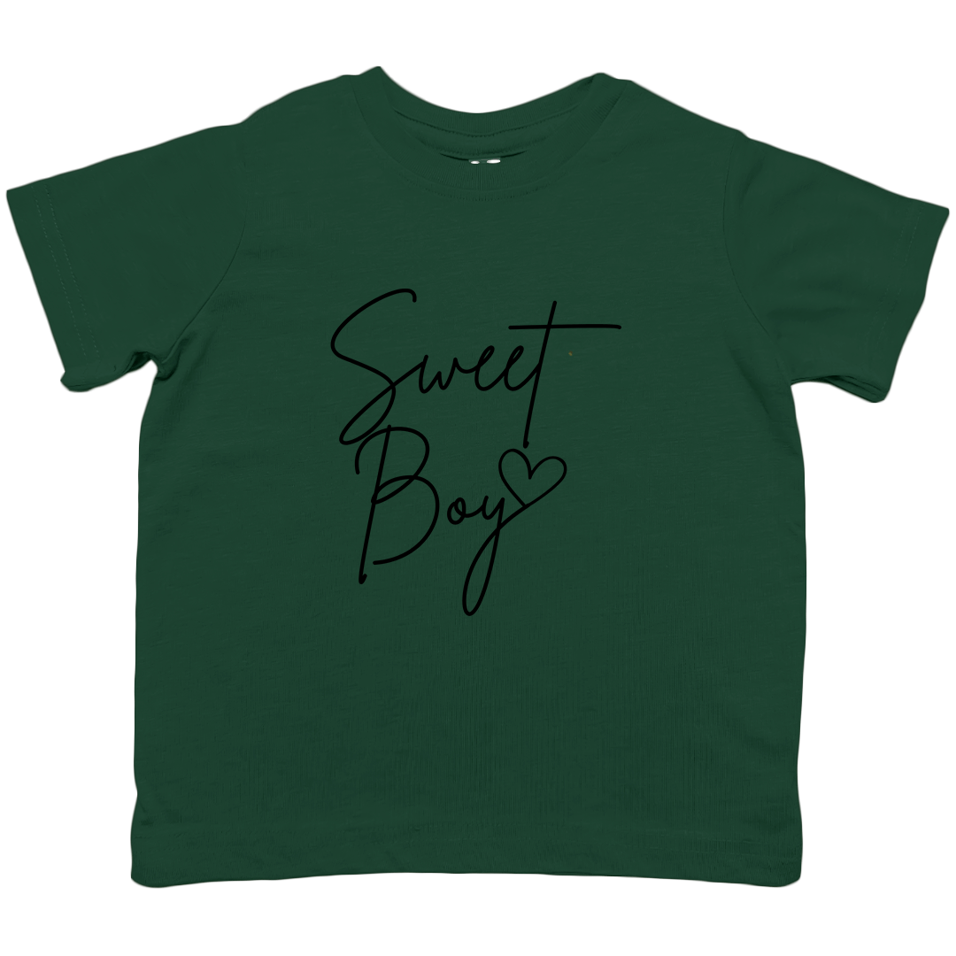 Sweet Boy Toddler Tee - Muddy Boots Clothing - T-Shirt