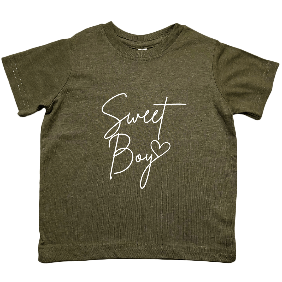 Sweet Boy Toddler Tee - Muddy Boots Clothing - T-Shirt