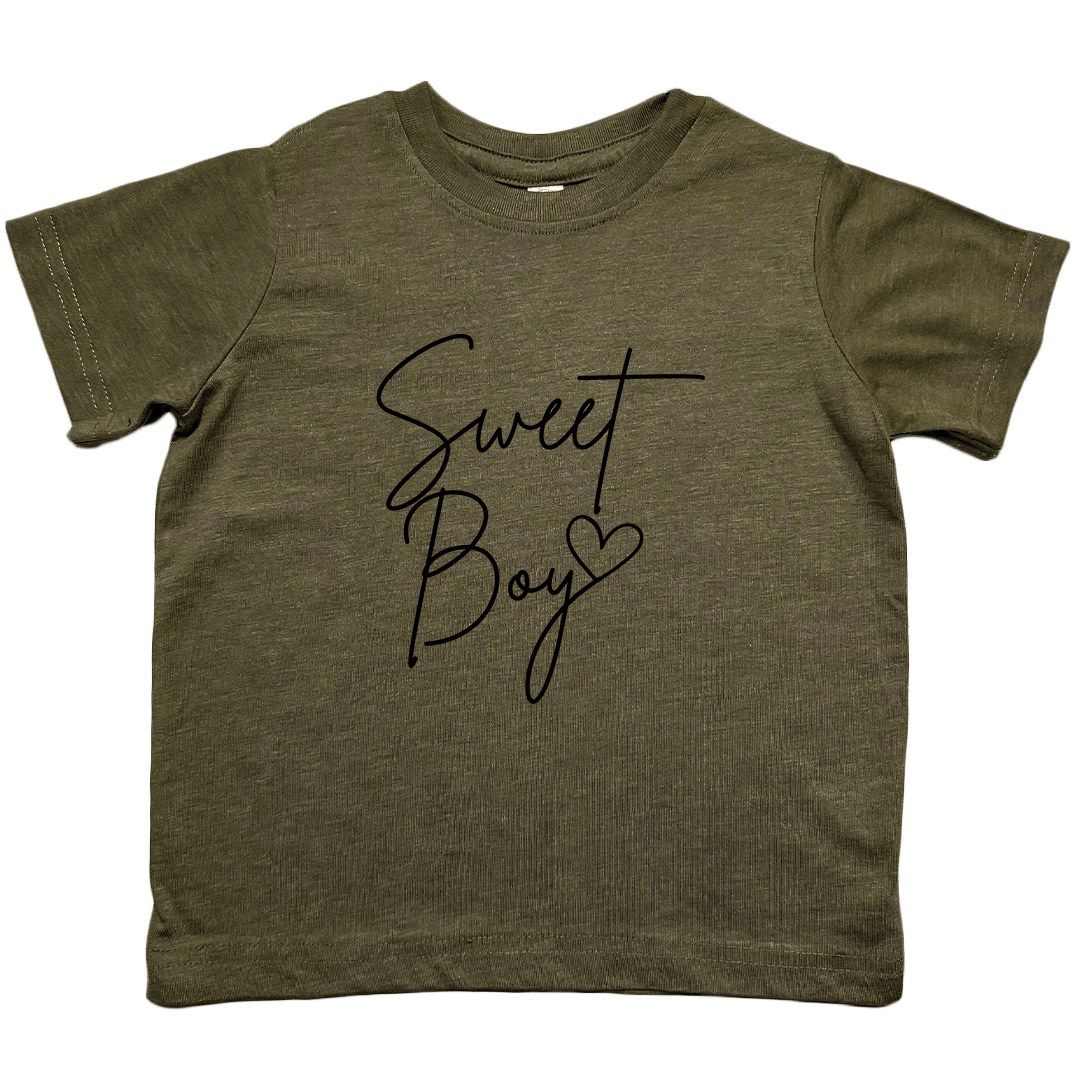Sweet Boy Toddler Tee - Muddy Boots Clothing - T-Shirt