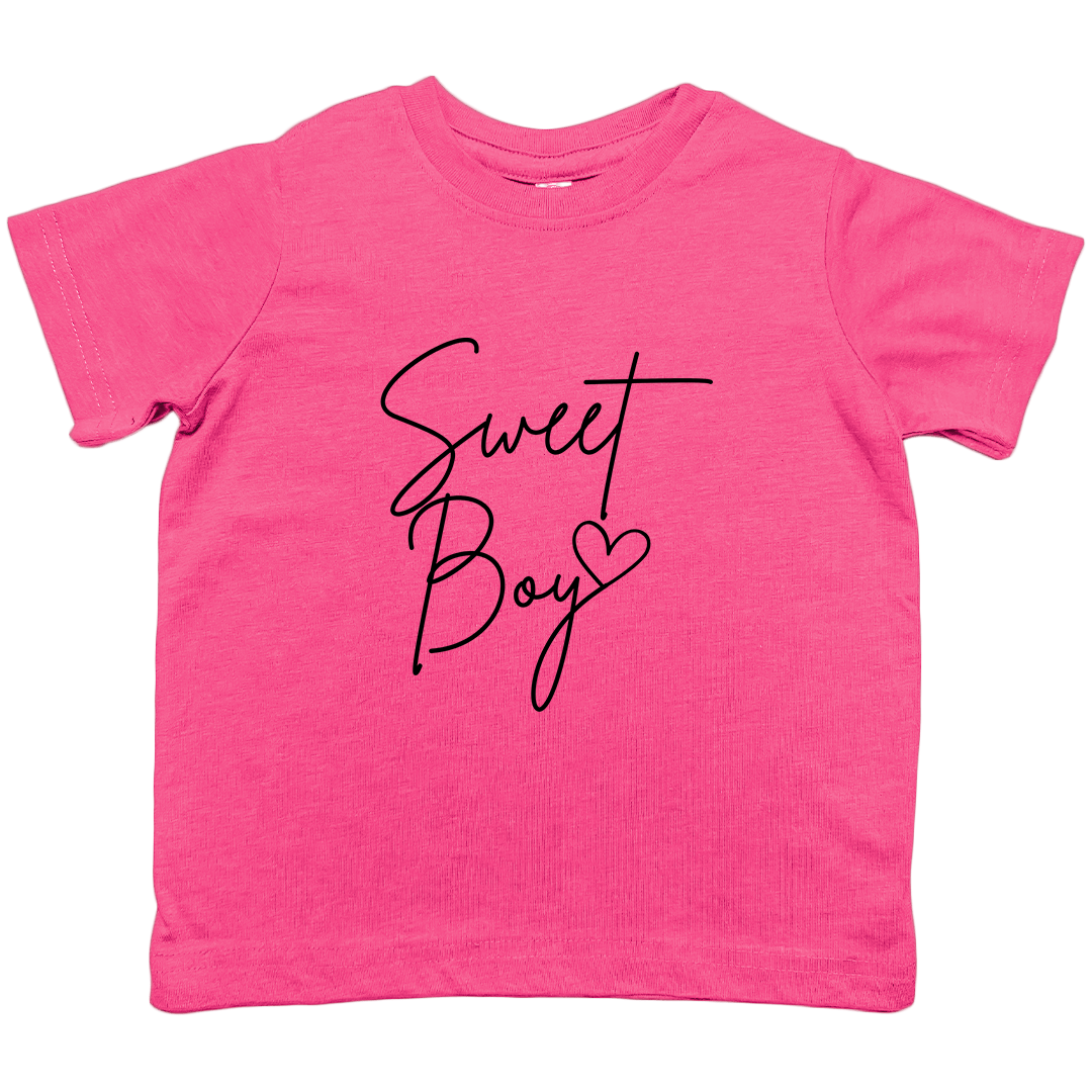 Sweet Boy Toddler Tee - Muddy Boots Clothing - T-Shirt