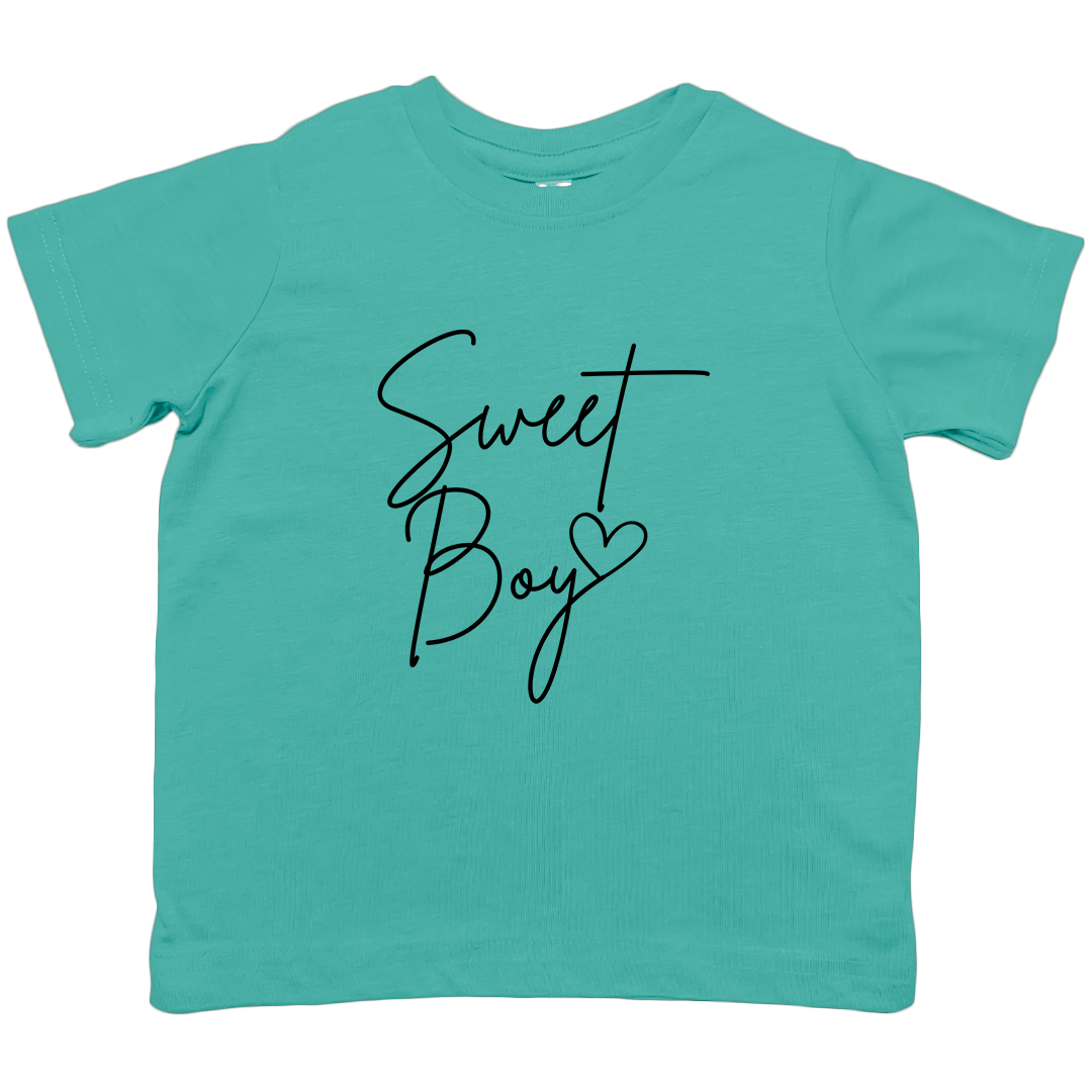 Sweet Boy Toddler Tee - Muddy Boots Clothing - T-Shirt