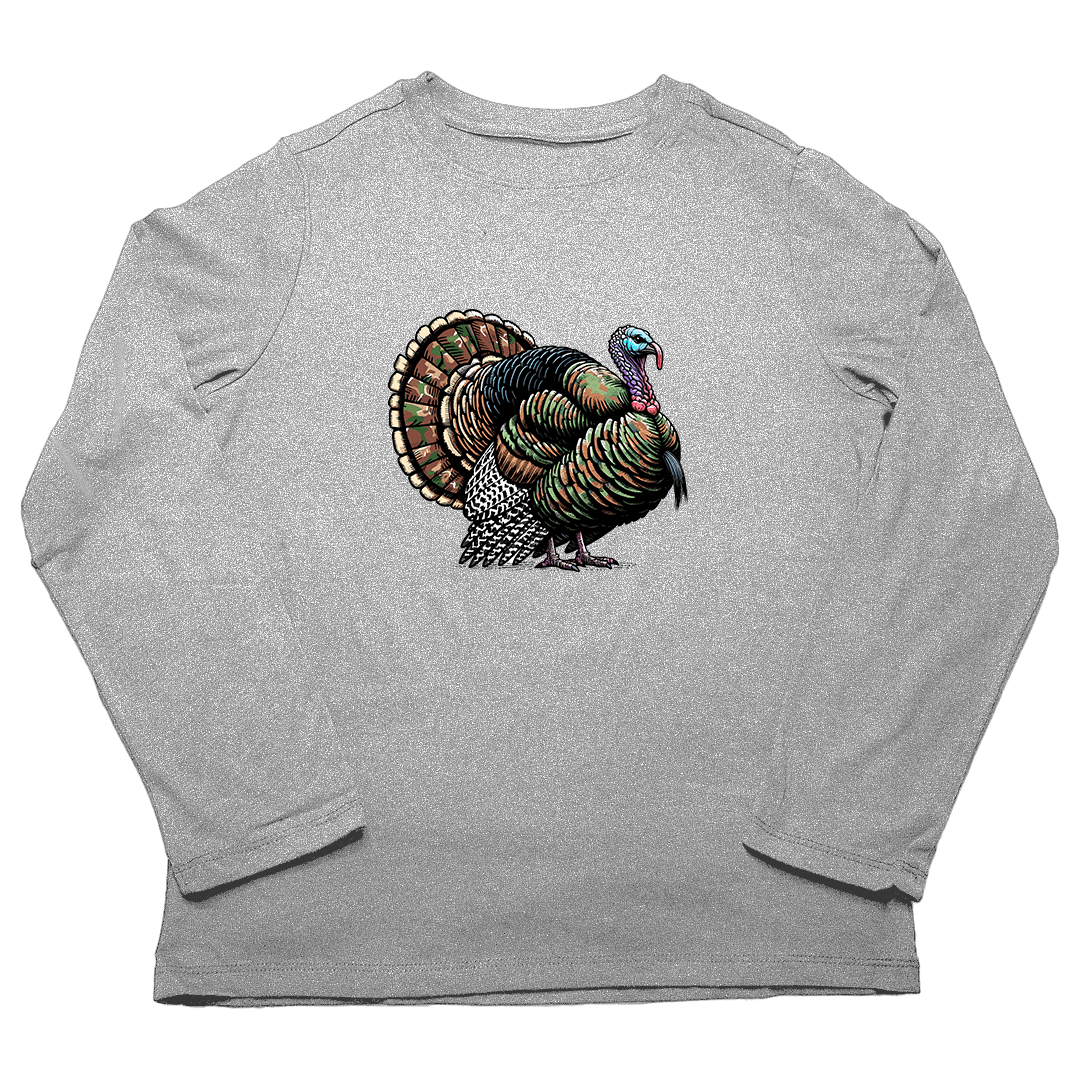 Trophy Tom Adult Long Sleeve Tee - Muddy Boots Clothing - Long Sleeve Tee