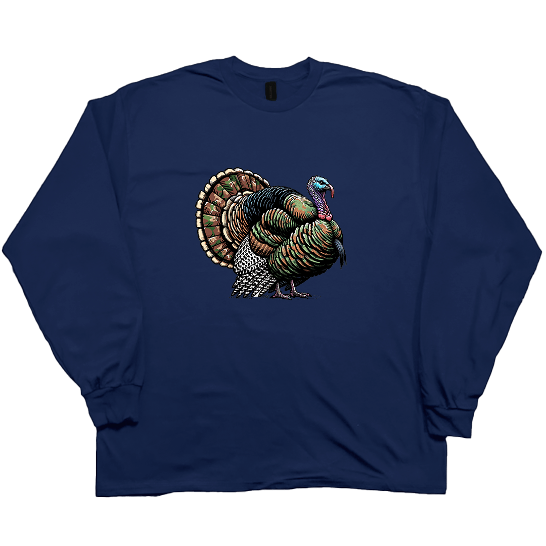 Trophy Tom Adult Long Sleeve Tee - Muddy Boots Clothing - Long Sleeve Tee