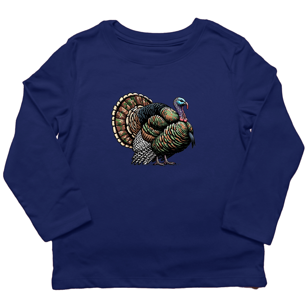Trophy Tom Kids Long Sleeve Tee - Muddy Boots Clothing - Long Sleeve Tee