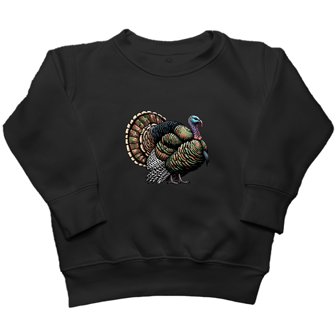 Trophy Tom Toddler Crew Neck Sweatshirt - Muddy Boots Clothing - Crew Neck Sweatshirt