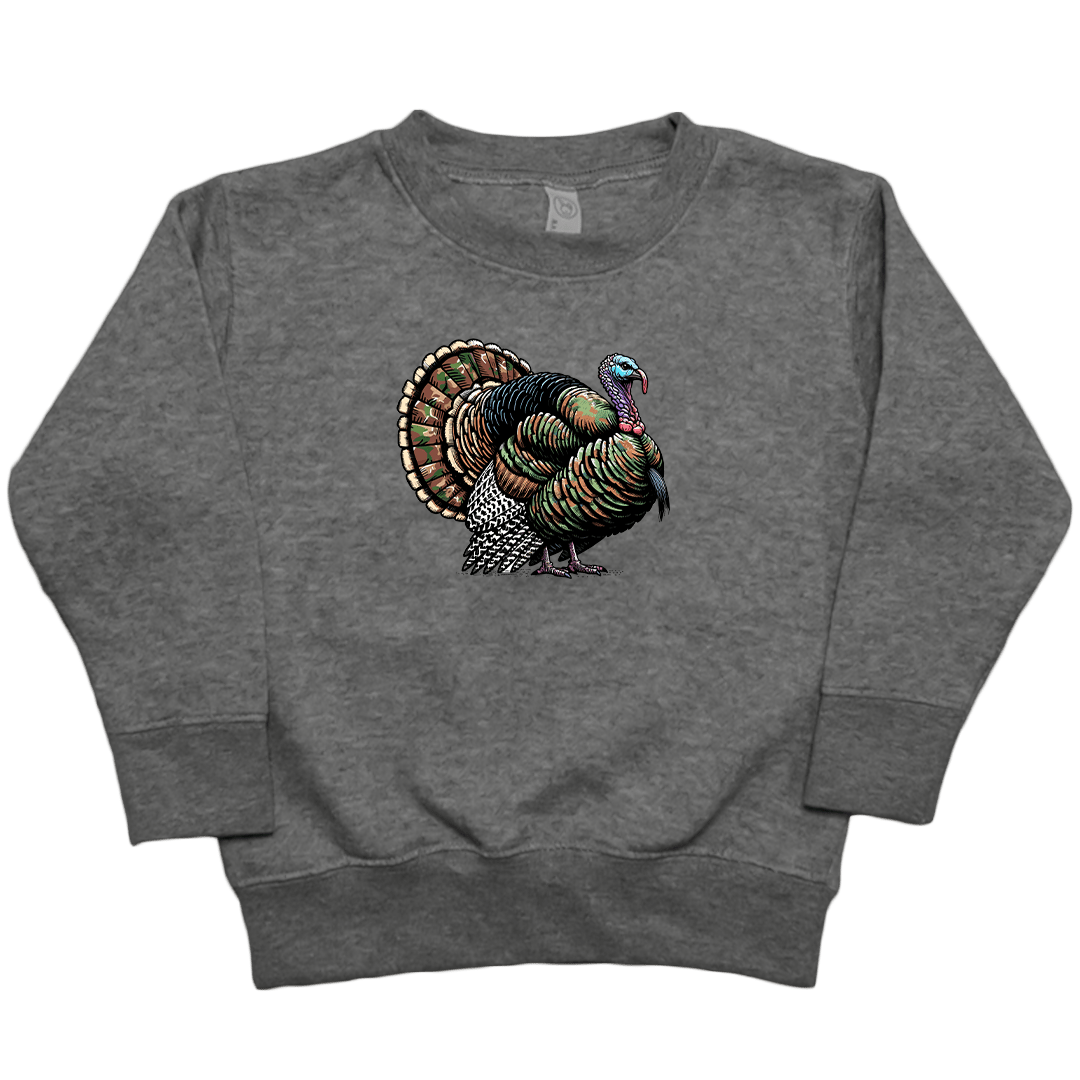 Trophy Tom Toddler Crew Neck Sweatshirt - Muddy Boots Clothing - Crew Neck Sweatshirt
