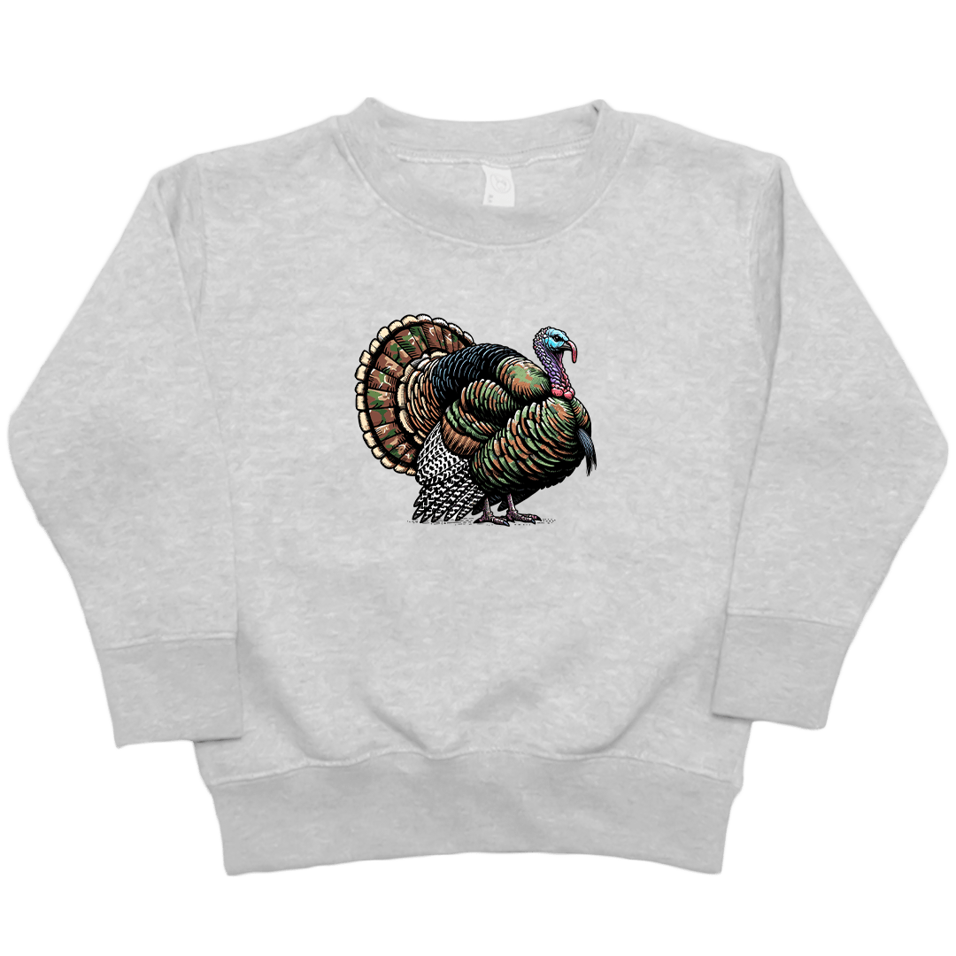 Trophy Tom Toddler Crew Neck Sweatshirt - Muddy Boots Clothing - Crew Neck Sweatshirt