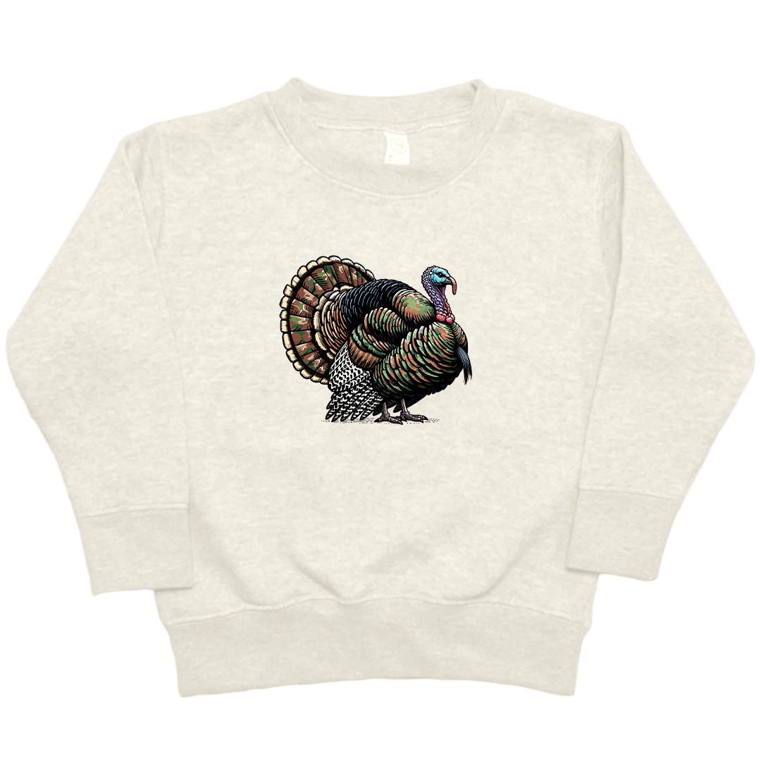Trophy Tom Toddler Crew Neck Sweatshirt - Muddy Boots Clothing - Crew Neck Sweatshirt