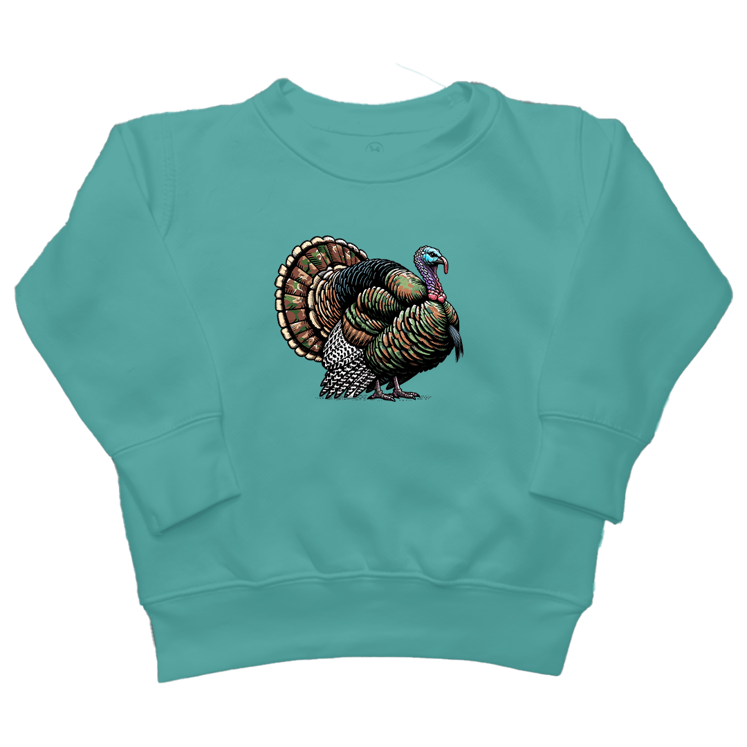 Trophy Tom Toddler Crew Neck Sweatshirt - Muddy Boots Clothing - Crew Neck Sweatshirt